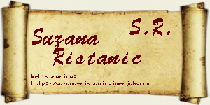 Suzana Ristanić vizit kartica